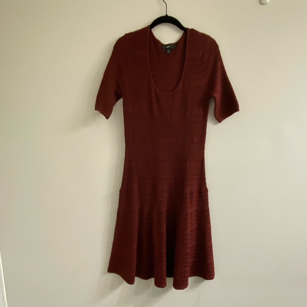 Massimo maroon dress